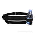 Outdoor Neoprene Waterproof Hiking Cycling Running Belt Waist Bag Sport Fanny Pack With Water Bottle Holder